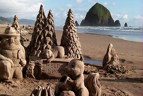 N. Oregon Coast History: Tsunami Tragedy Started Cannon Beach's Sandcastle Festival 