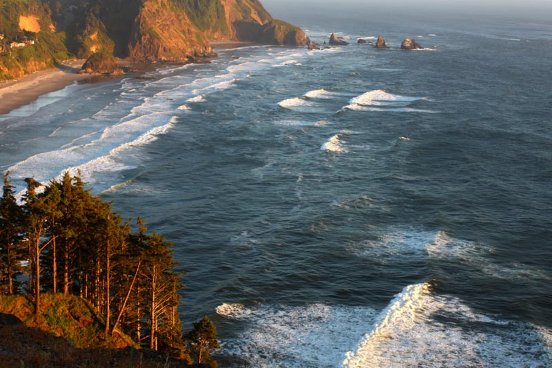 Five Nearly Aerial Viewpoints of N. Oregon Coast – and Their Secrets 