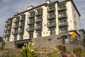 The Shearwater Inn, Lincoln City. An upscale hotel with wonderful ocean views