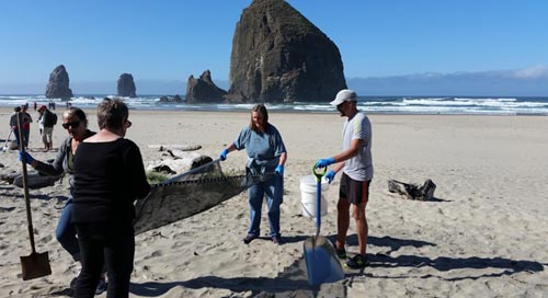 Beach Cleanups This Month on N. and Central Oregon Coast 