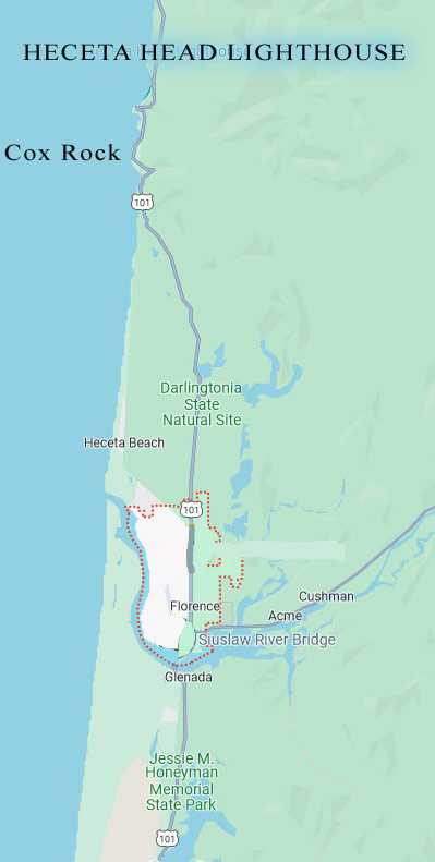Florence Oregon Coast Virtual Tour Map Beaches Attractions