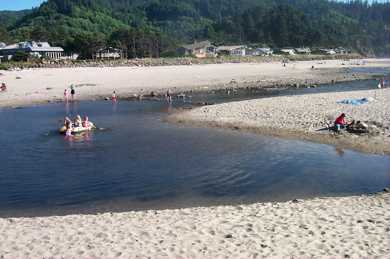 Neskowin Beaches, Entrance, Creek