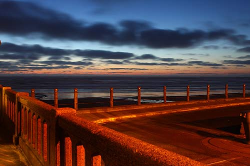 Photo: partly cloudy and warm may look like this in Nye Beach, Newport