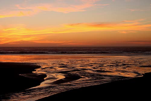 (Photo: sunset in Yachats